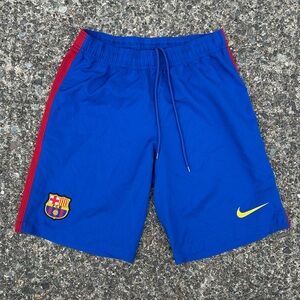 Nike FC Barcelona Blue & Red Shorts